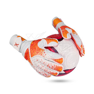 Gants de gardien de but en cuir respirants antidérapants à doigts complets pour l'entraînement au football, le développement des compétences en club et l'entraînement d'équipe - Product Image 3