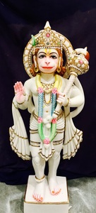 Good Quality Marble Das Hanuman Religious Idol - Product Image 5