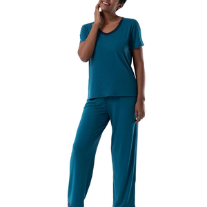 Ropa de Dormir de Verano al por Mayor, Pijamas de Alta Calidad al Mejor Precio, Conjuntos de Dormir Personalizados para Mujer con Cintura Elástica - Product Image 1