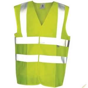 Chaleco de Seguridad Fluorescente Amarillo-Verde de Alta Calidad NESTA SPORTS, Chaqueta Reflectante de Alta Visibilidad para Construcción y Seguridad en el Trabajo - Product Image 6