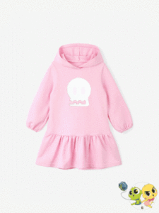 Vestido Estilo Coreano OZKIZ para Niñas, 100% Algodón, Moda Infantil al por Mayor para 2-6 Años, Primavera/Otoño, Decoración con Volantes - Product Image 1