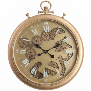 Custom Vintage Gear Wall <b>Clock</b> <b>Large</b> Metal Decorative Wall <b>Clocks</b> Wholesale Home Decor For Living Room For Gifting - Product Image 1