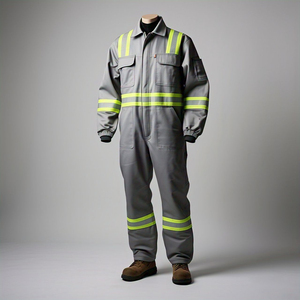 Vente directe usine : Combinaisons de travail de sécurité pour la construction, combinaisons de soudage, vêtements de travail en coton FR, combinaisons de sécurité réfléchissantes - Product Image 2