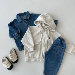 Veste en jean pour enfants à bas prix, 100% coton, automne, bébé, garçon, manteau d'hiver, vestes en jean pour enfants - Product Image 4