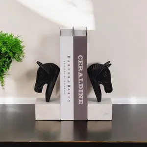 Support de livre décoratif en métal fait main, luxe moderne, pour la maison, la bibliothèque, le bureau, sculpture polie moderne - Product Image 2