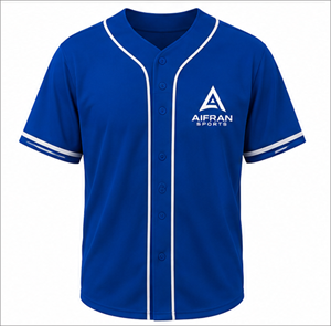 Maillot de baseball pour hommes, respirant, à séchage rapide, col en V, boutons sur le devant, manches courtes, uniforme d'équipe, vêtements de sport - Product Image 5