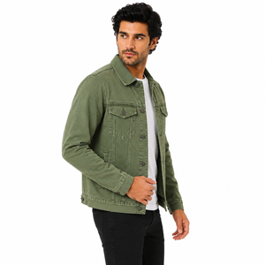 Chaqueta vaquera para hombre que combina estilo robusto, comodidad diaria, mezclilla duradera, diseño práctico y combinación versátil para la temporada informal. - Product Image 4