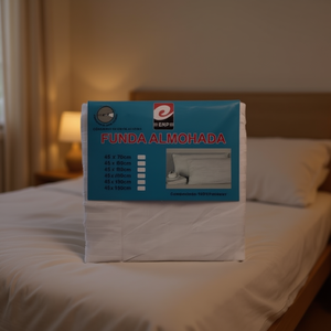 FunDA ALMOHADA 45X70CM Funda de Almohada Blanca - Product Image 3