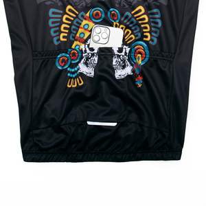 Maillot de Ciclismo para Hombre, Manga Corta, Ligero, para Bicicleta de Carretera, Secado Rápido, Tejido de Malla Transpirable con Características de Seguridad para Ciclismo Nocturno - Product Image 6