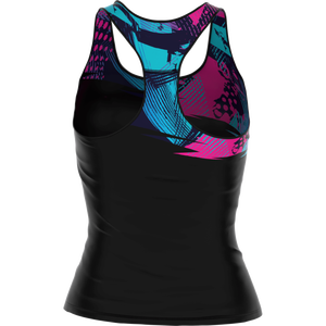 Custom Wholesale OEM Womens Casual Sleeveless Tank <b>Top</b> Breathable Knitted Fitness Wear Polyester <b>Sequined</b> Decoration Vest - Product Image 5