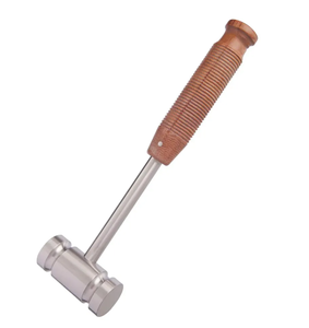 VENTE FLASH : Maillet à os en acier inoxydable avec manche en bois, certifié CB, réutilisable, instrument chirurgical orthopédique - Product Image 4