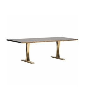 Lightweight Metal Coffee <b>Table</b> With Glass <b>Top</b> Easy To Move Stylish Furniture For Compact Living Spaces - Product Image 3