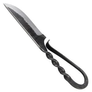Couteau médiéval personnalisable DIY OEM, lame traditionnelle en acier au carbone forgée à la main, artisanat intemporel de forgeron - Product Image 1