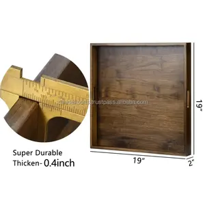 Plateau en métal artisanal tendance pour le marché mondial de l'exportation, cadeaux, réceptions de mariage, nom personnalisé de qualité supérieure, fabriqué par Zahid Exports India - Product Image 6