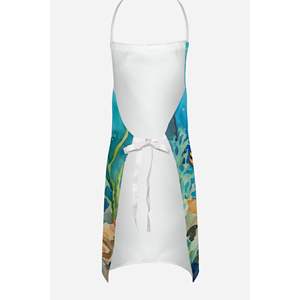 Large Multicolor Flounder Design Kitchen <b>Apron</b> for Cooking Baking Crafts <b>Gardening</b>-Unisex for Adults & Teens - Product Image 4