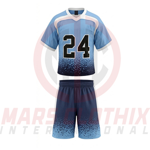 Uniforme de Lacrosse Profesional de Primera Calidad, Ropa Deportiva, Uniforme de Lacrosse Estampado con Cuello en V para Entrenamiento - Product Image 2