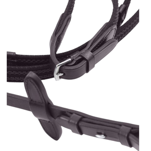 Lightweight Web Grip Fancy Leather Horse Bridle Reins with Custom Size-English Riding <b>Equestrian</b> - Product Image 2