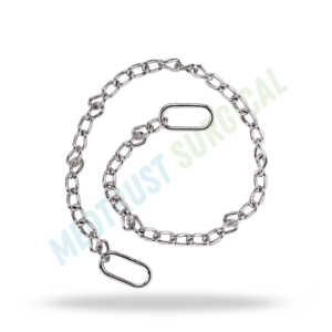 Chaîne OB de 45 pouces en acier plaqué, instrument obstétrical vétérinaire pour l'assistance au calvage et la mise bas du bétail - Product Image 3