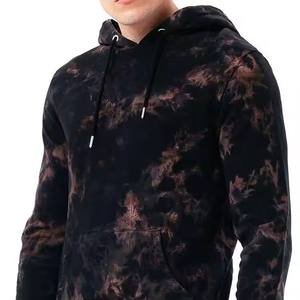 Men Hooded Solid Tracksuit Acid Wash Printed Winter Long Sleeves High Quality Breathable Regular Fit Casual Eco-Friendly Quick - Product Image 5