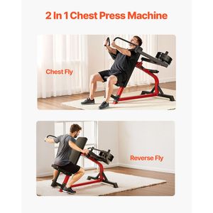 Banco de Ejercicios Ajustable para Pecho, 450 LBS, Equipo de Gimnasio en Casa, Máquina de Inclinación para Ejercicios de Pecho y Deltoides Posteriores para Sistemas de Gimnasio en Casa - Product Image 6