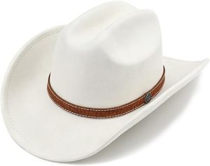 Sombrero de Vaquero de Cuero de Gamuza Genuino de Alta Calidad - Product Image 6