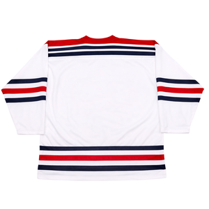 เสื้อฮอกกี้น้ำแข็งแบบสั่งทำ |   สไตล์วินเทจ - เพิ่มชื่อทีมของคุณ - ผ้าตาข่าย 220GSM ทนทาน - ชุดทีมระดับมืออาชีพ - Product Image 2