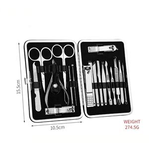 Ensemble de manucure et pédicure professionnel de haute qualité en acier inoxydable, personnalisation de la marque OEM - Product Image 1