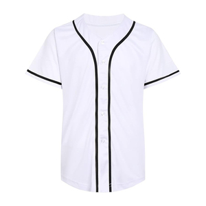 เสื้อเบสบอลทีมพรีเมียมลีก ผ้าโพลีเอสเตอร์ประสิทธิภาพสูง ออกแบบมาเพื่อการเล่นกีฬาโดยเฉพาะ ทรงเข้ารูปอย่างเป็นระบบ - Product Image 1