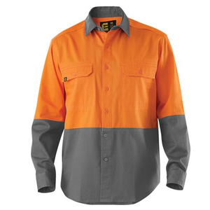 Camisa de Trabajo de Alta Visibilidad para Hombre, Reflectante, Resistente, de Manga Larga, para Electricistas, Agricultura y Construcción - Product Image 5