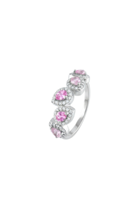 Anillo de Zafiro Azul y Diamantes en Plata de Ley 92.5 KLSR-11756 - Product Image 4