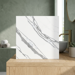 Baldosas de Porcelana Brillante con Efecto Madera, Resistentes al Ácido y Antideslizantes, 60x60cm, Acabado Moderno para Interiores Elegantes - Product Image 3