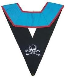 Collier d'officier maçonnique Memphis Misraim, Maître Maçon Vénérable – Régalia brodée à la main - Product Image 3