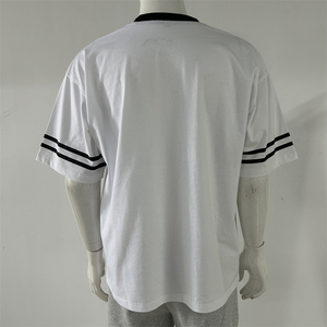 Camiseta Personalizada para Hombre, 100% Algodón, Gruesa, Antiarrugas, Transpirable, Ecológica, de Secado Rápido, Cuello en V, Estilo Urbano, con Serigrafía - Product Image 4
