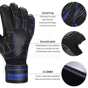 Guantes de Portero de Cuero de Alta Calidad Más Vendidos - Diseño Personalizable, Transpirables y Antideslizantes, Hechos en Pakistán - Product Image 5