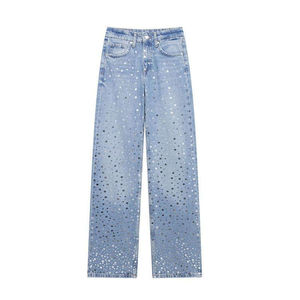 Jeans de mezclilla holgados vintage para mujer al por mayor, jeans de mezclilla para marcas de comercio electrónico - Product Image 5