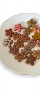 Perles en verre filé à la main, double couche, motif floral, rayées, style vintage, en vrac, pour la fabrication de bijoux DIY, bracelets, boîte personnalisée, vente en gros - Product Image 6