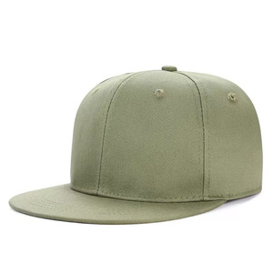 หมวกแก๊ปแบบ Snapback สีพื้น ผ้าฝ้าย ทรงเบสบอล สไตล์ลำลอง รับสกรีนโลโก้ หมวกกีฬากลางแจ้ง - Product Image 3