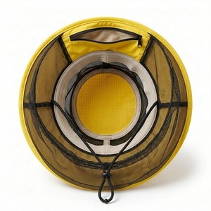 Chapeau anti-moustiques OEM personnalisé à large bord, noir, avec filet anti-insectes amovible, respirant, protection solaire extérieure, pour randonnée et pêche, faible MOQ - Product Image 5