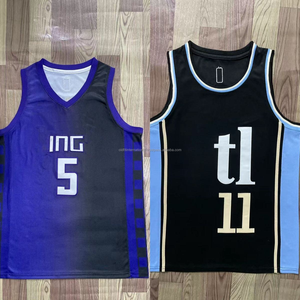 Usine de haute qualité vente chaude 2024 uniformes imprimés par sublimation personnalisés maillots de basket-ball pour hommes par Old-Fit International - Product Image 1