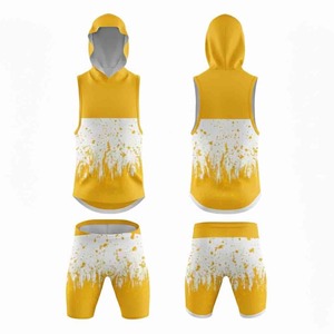 Custom Heat-Transfer Printed Plus Size 7v7 Uniform Set High Quality Breathable Mesh Anti-Bacterial Quick Dry <b>Adjustable</b> <b>Strap</b> - Product Image 5