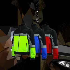 Chaqueta de Alta Visibilidad, Impermeable, Reflectante, con Capucha, ANSI Clase 2, para Construcción, Trabajo y Seguridad Invernal - Product Image 5