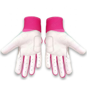 New Unique Color Combination Genuine Leather Full Finger Long Cuff Baseball Softball Gloves Adult Youth Sizes for Catcher - Product Image 2