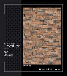 Azulejo de Porcelana de Alta Gama para Pared, 300x600mm, 30x60cm, 12x24, Acabado Mate, Texturizado, Decorativo para Interiores - Product Image 4