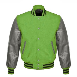 Custom Letterman Varsity <b>Jackets</b> Wool Body Genuine <b>Leather</b> Sleeves <b>Winter</b> Wear Smart and Stylish Men's Turn-down Collar Preppy - Product Image 5