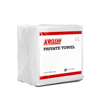 Lingettes sèches jetables non tissées blanches pour usage patient, soins personnels pour adultes et seniors, certifiées ISO 9001, Krclean XK6, vente en gros Vietnam, 80 unités