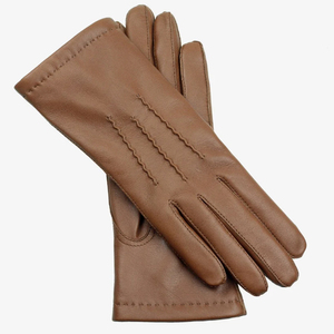 Nouveaux gants d'hiver décontractés pour hommes en cuir véritable avec doublure en laine pour garder au chaud, fabriqués au Pakistan - Product Image 1