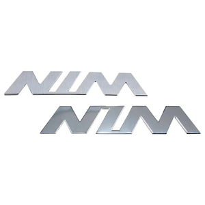 Autocollants adhésifs en vinyle 3D argent et or personnalisés, étanches, plaques signalétiques imprimées en sérigraphie, marque Lexus, fabriquées en Chine pour gravure de logo - Product Image 3