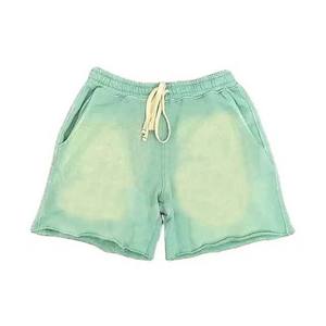 Shorts pour hommes de haute qualité, personnalisés, effet délavé, avec logo, 100% coton, délavé à l'acide, séchage rapide et respirant - Product Image 6