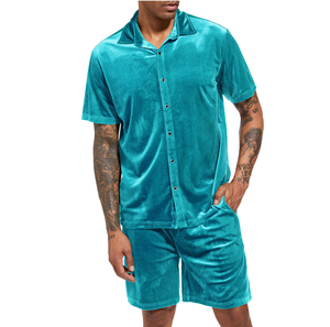 Ensemble de survêtement RABUSH SPORTS personnalisé de haute qualité pour homme, 100 % laine velours, respirant et à séchage rapide, unisexe, idéal pour l'été - Product Image 1