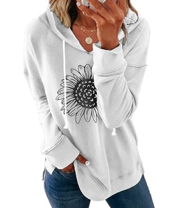 Pull à capuche d'hiver confortable pour femme, 100 % coton, à manches longues, col tombant, imprimé, best-seller, provenant du Bangladesh - Product Image 2